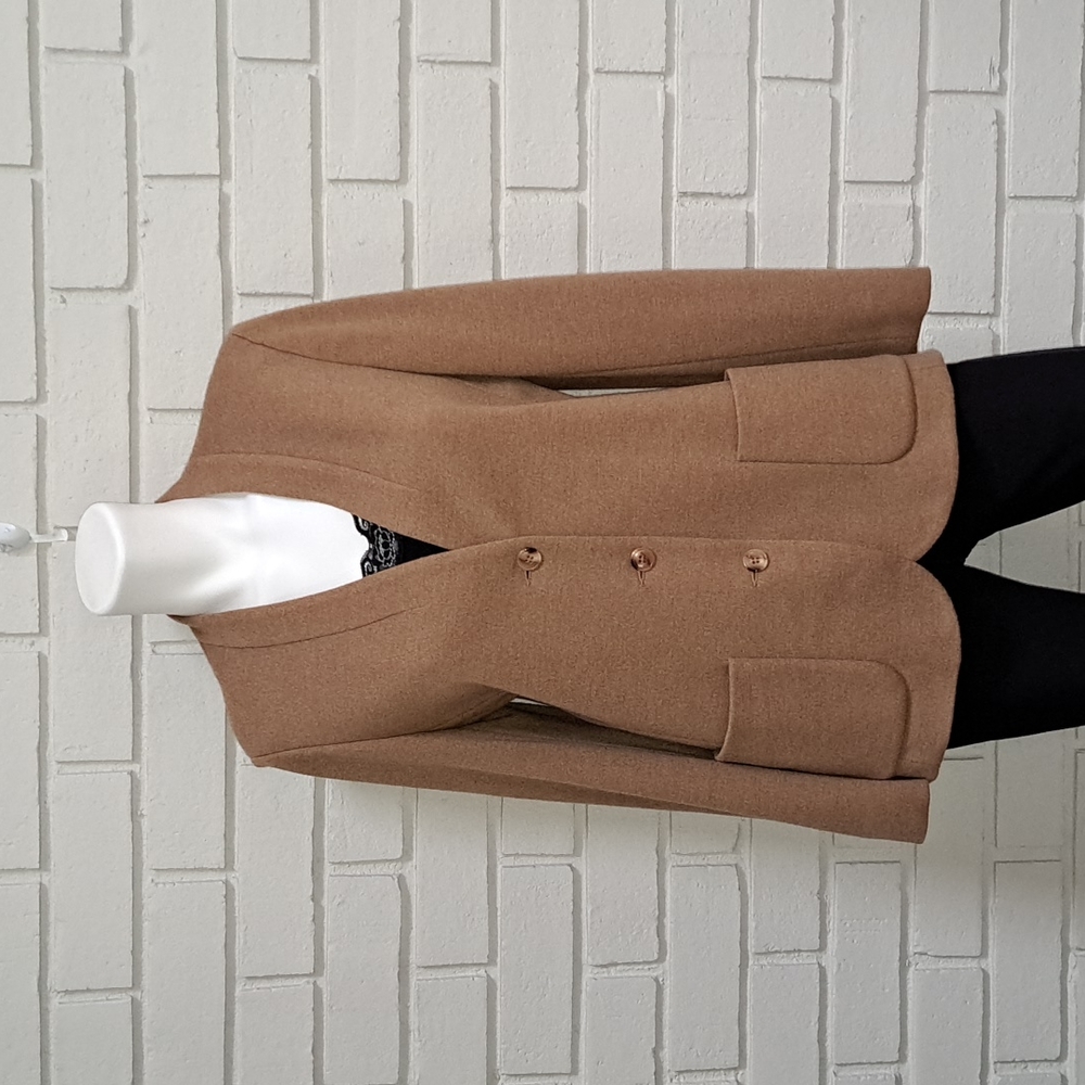 Dalton Vtg Brown Wool Blazer Jacket. Size 10
